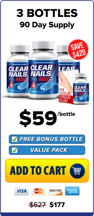 Clear Nails Max - 3 Bottle Pack